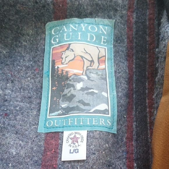 Men's Vintage Canyon Guide Aztec Bomber Jacket Large Brand New Condition! - Picture 2 of 8